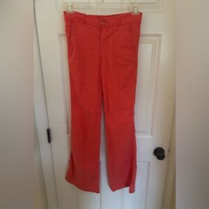 Level 99 coral linen trousers.  Size 26